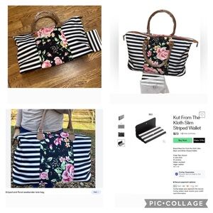 KUT from the Kloth weekend/overnight bag with matching wallet.